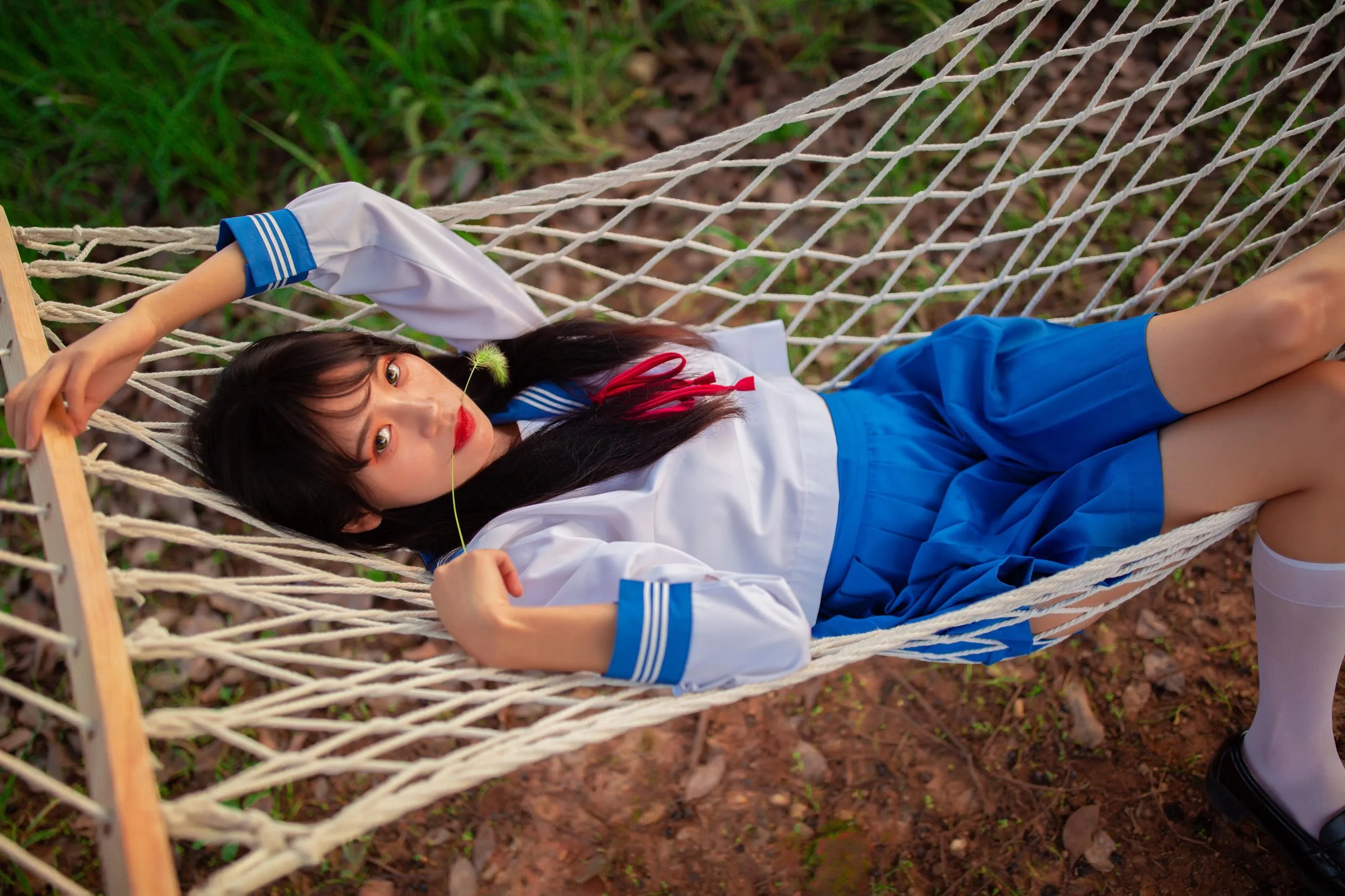 [YITUYU艺图语]2022.02.02 JK少女 一只橙子 [48P]插图1